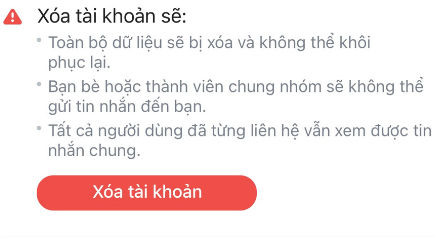 Hướng dẫn xóa tài khoản Zalo khi bạn không sử dụng nữa