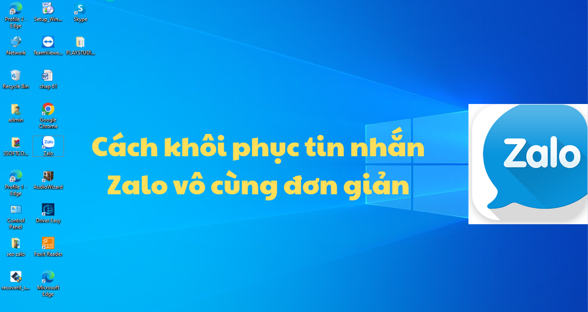 Cách lấy lại tin nhắn đã xóa trên Zalo điện thoại, PC