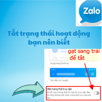 Tắt trạng thái truy cập Zalo đơn giản bạn nên biết